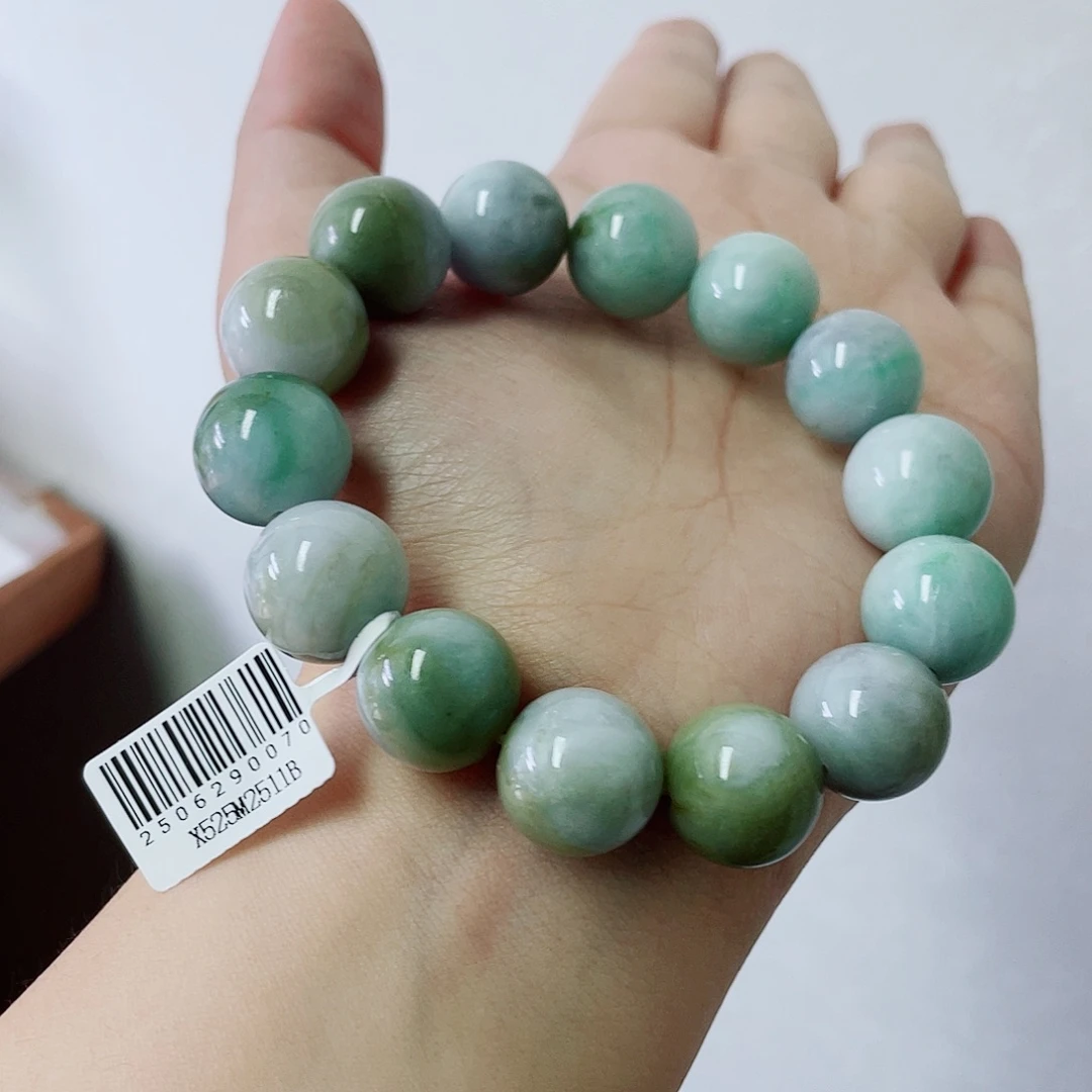 未镶嵌定制翡翠珠串