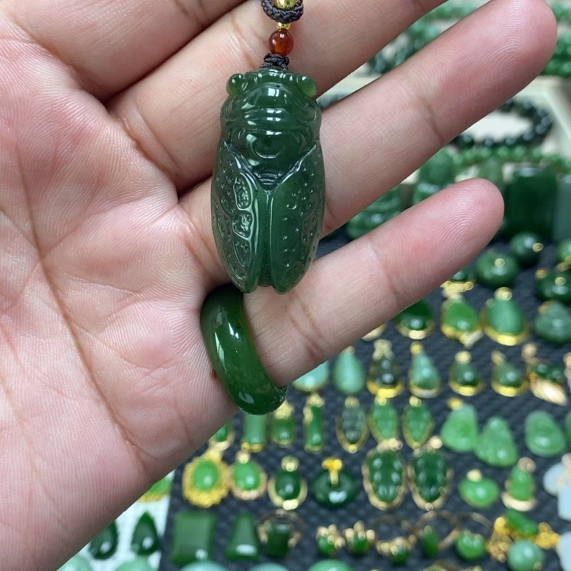 【闪购商品】和田玉（碧玉）未镶嵌颈饰