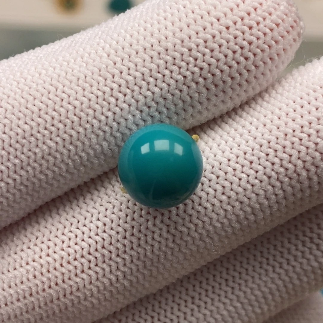 绿松石未镶嵌圆珠620/10.5