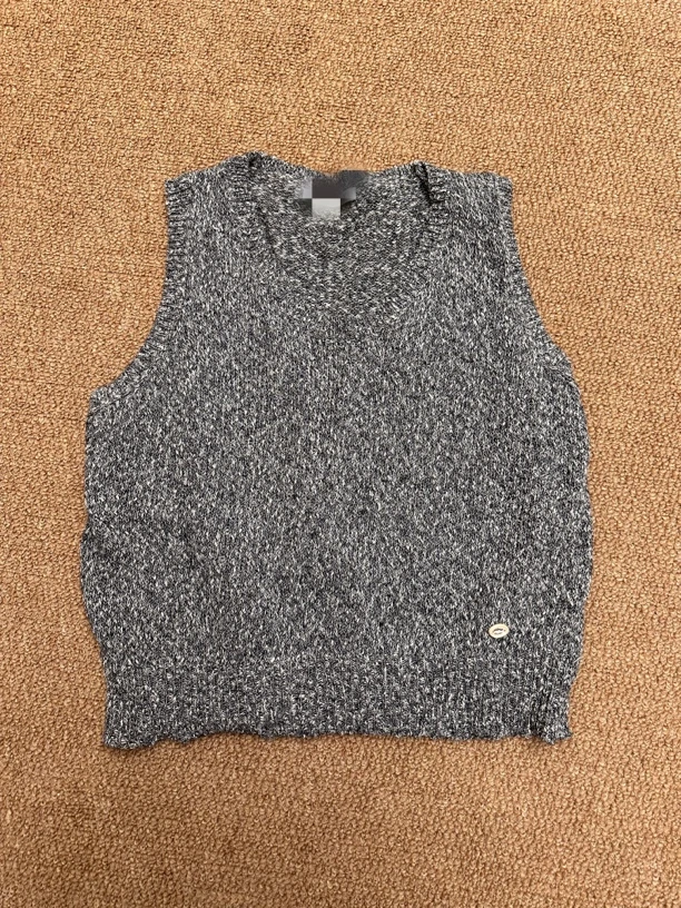 林杠杠春季新品/杂线针织马夹