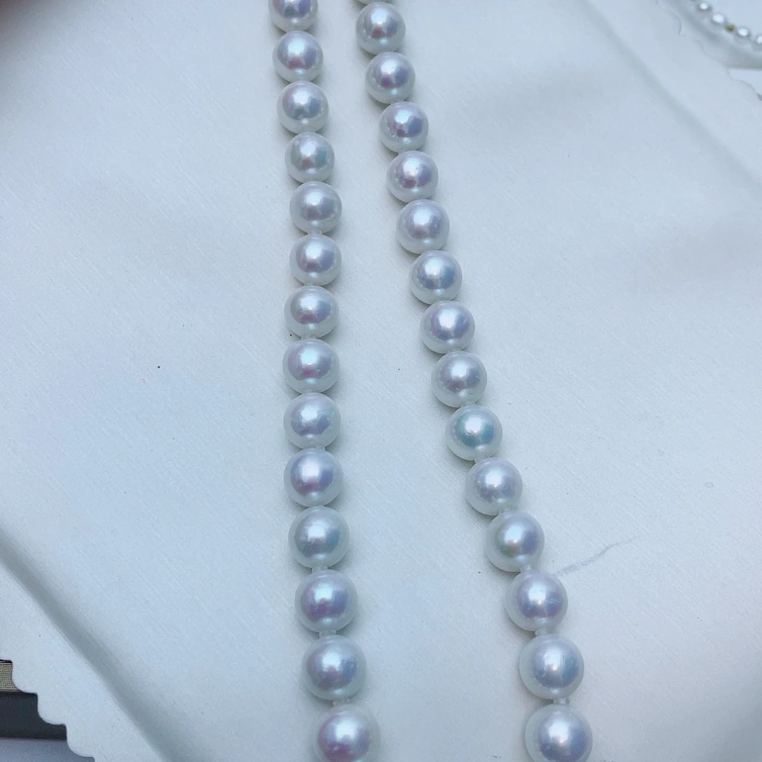 淡水珍珠未镶嵌颈饰w17