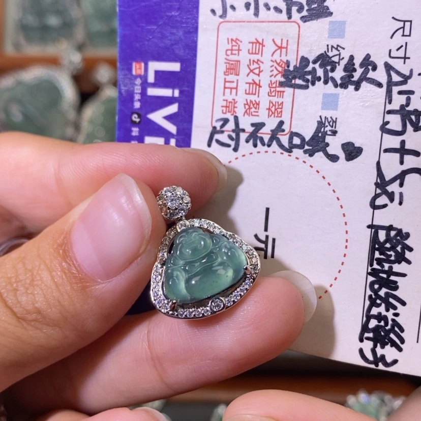 【闪购商品】翡翠未镶嵌颈饰天然