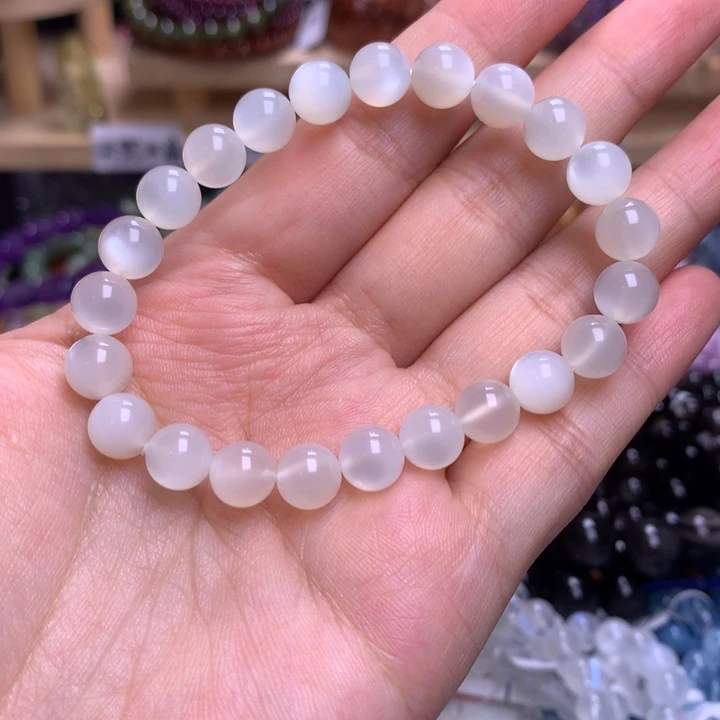 未镶嵌手串水晶8.0白月光