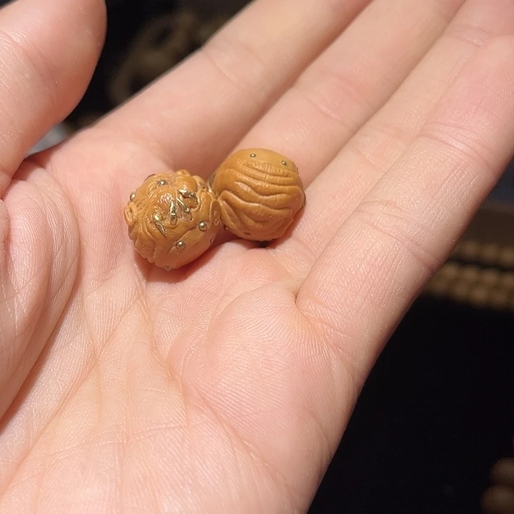 手串猴头核桃犬王手工重工镶嵌款