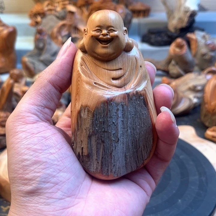 柏木太行崖柏手工雕刻