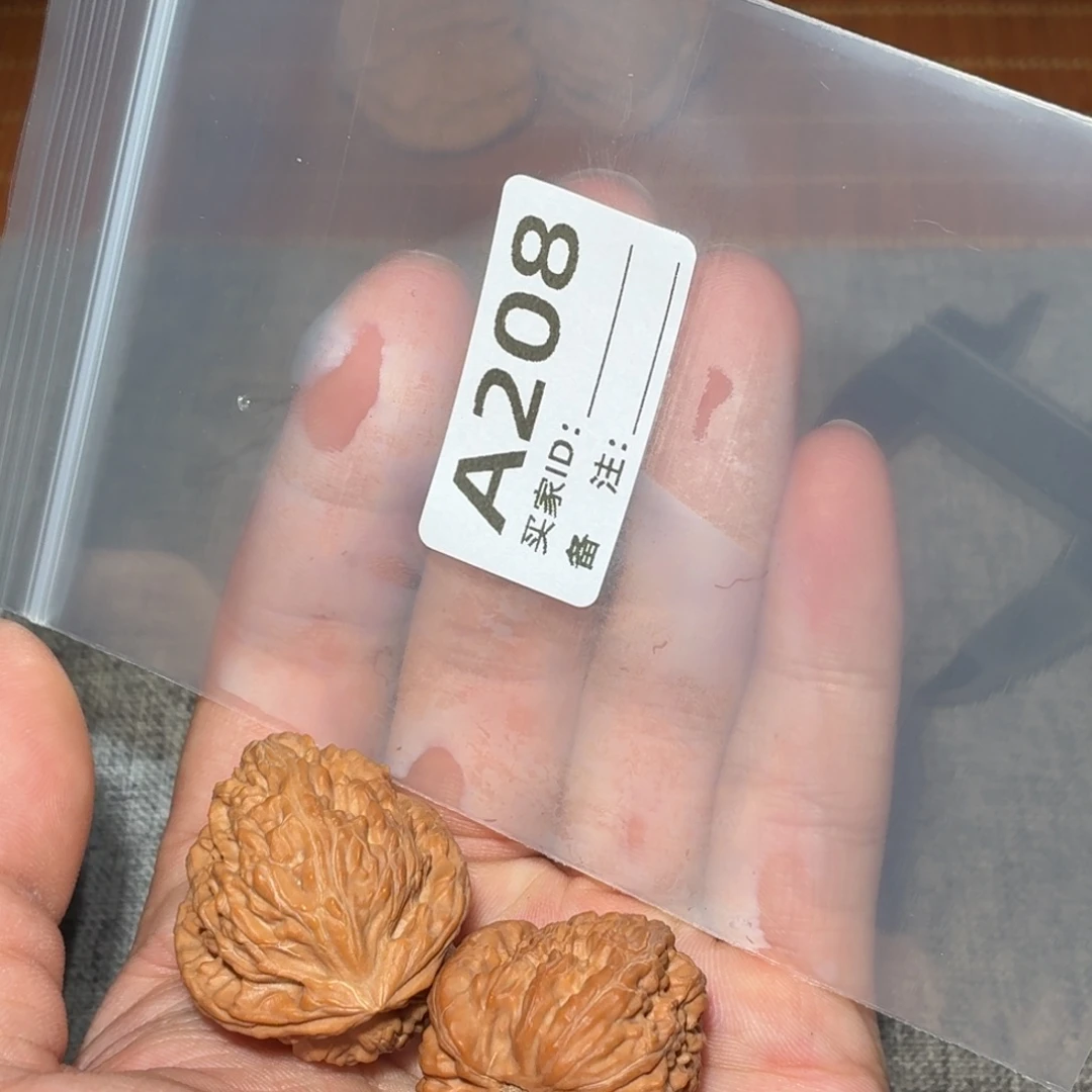文玩核桃吊坠白狮子208