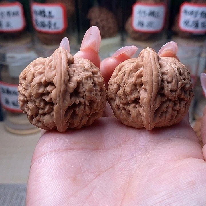 文玩核桃把件38莲花……