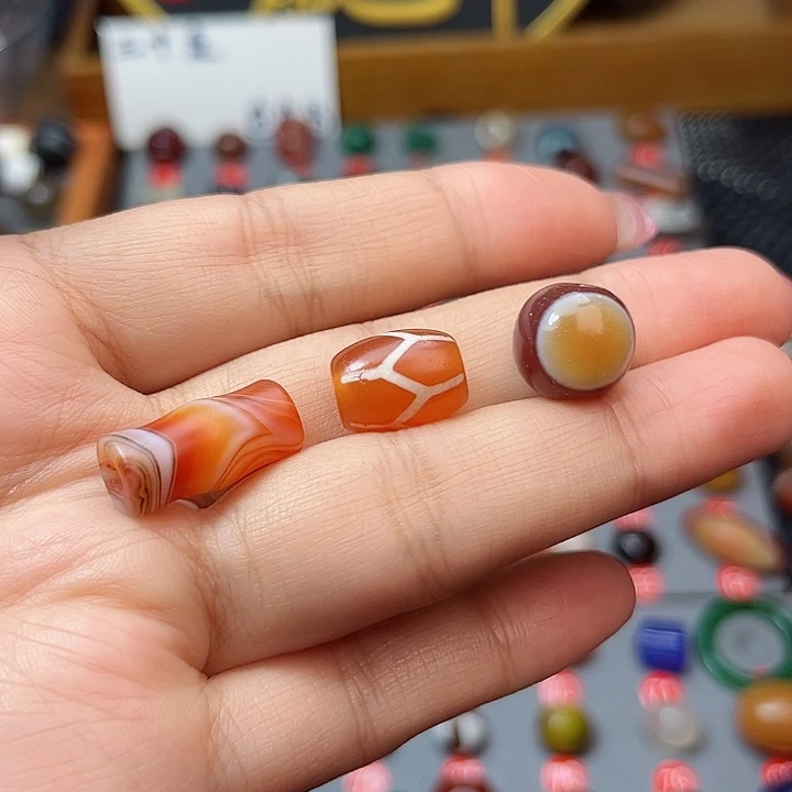 玛瑙/玉髓未镶嵌珠宝半成品@*忆