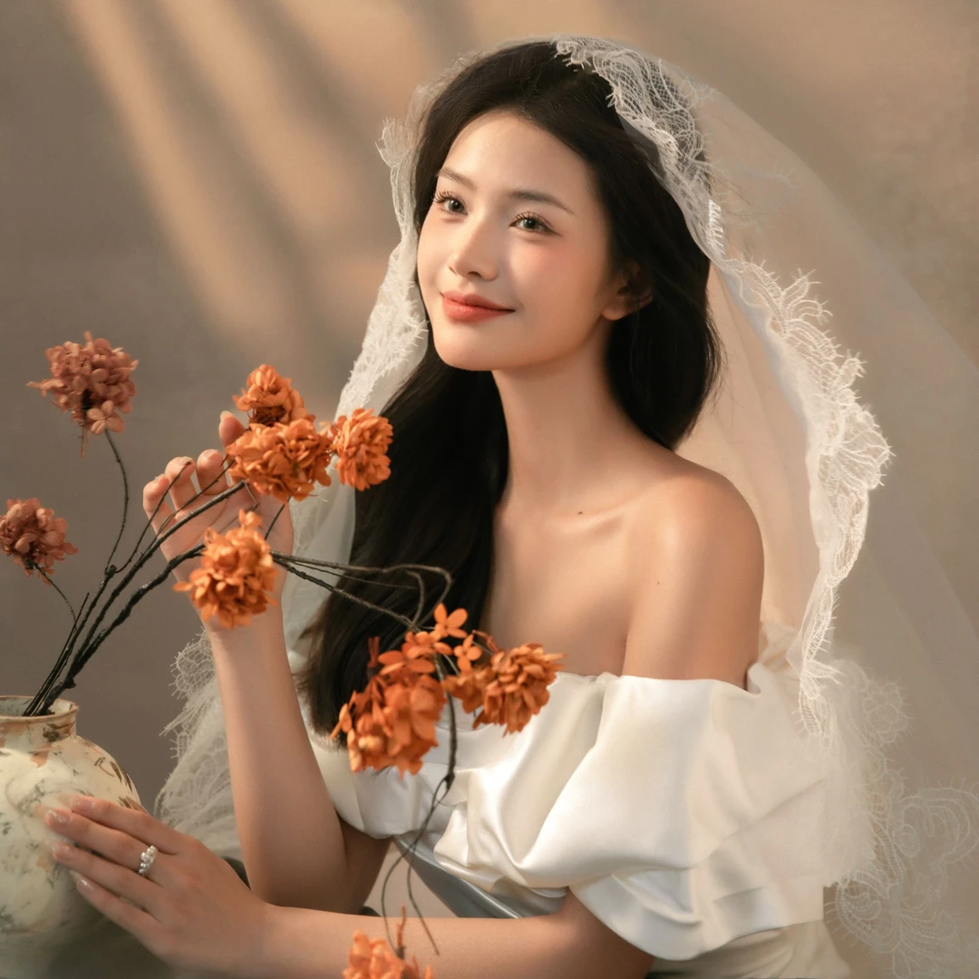 叶青春老师同款摄影专业浅咖棕油画肌理墙背景细颗粒宣绒布背景