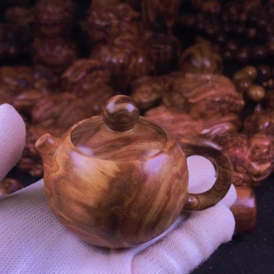 黄花梨/降香黄檀手串/手链?****?小壶