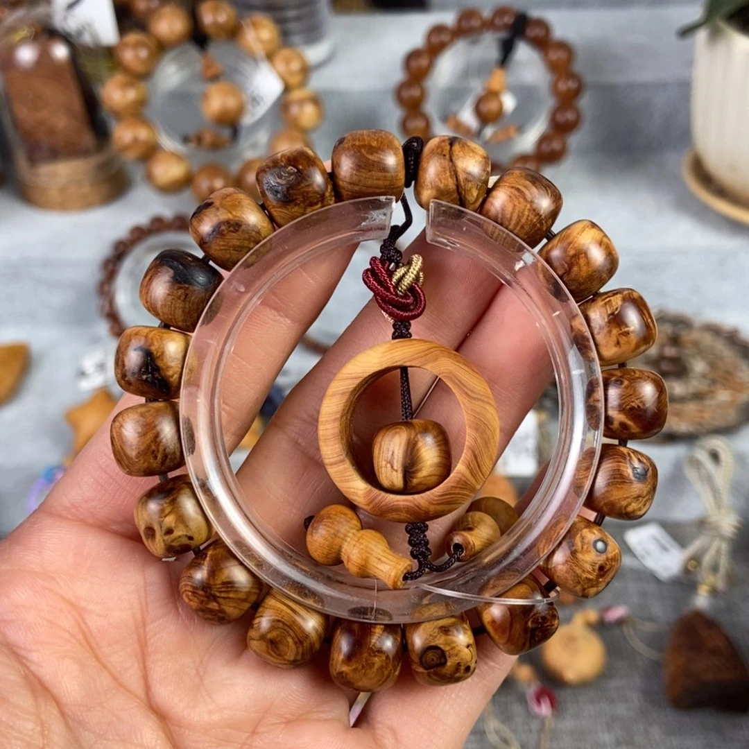 手串/手链柏木（崖柏）北太行高崖陈化碳化瘤疤10/11