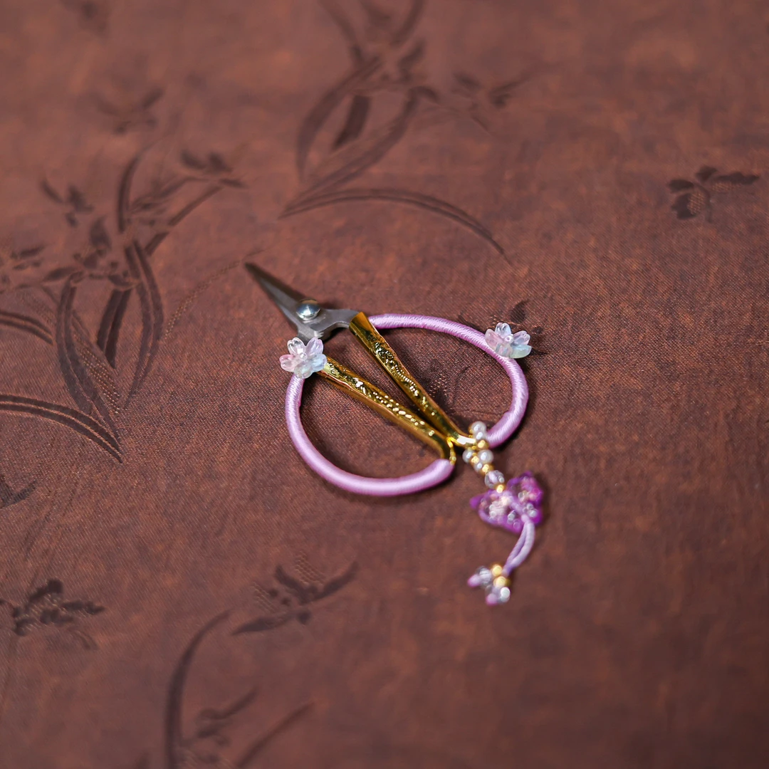 【思思专属】粉色蝴蝶流苏（N00217）茶道配件