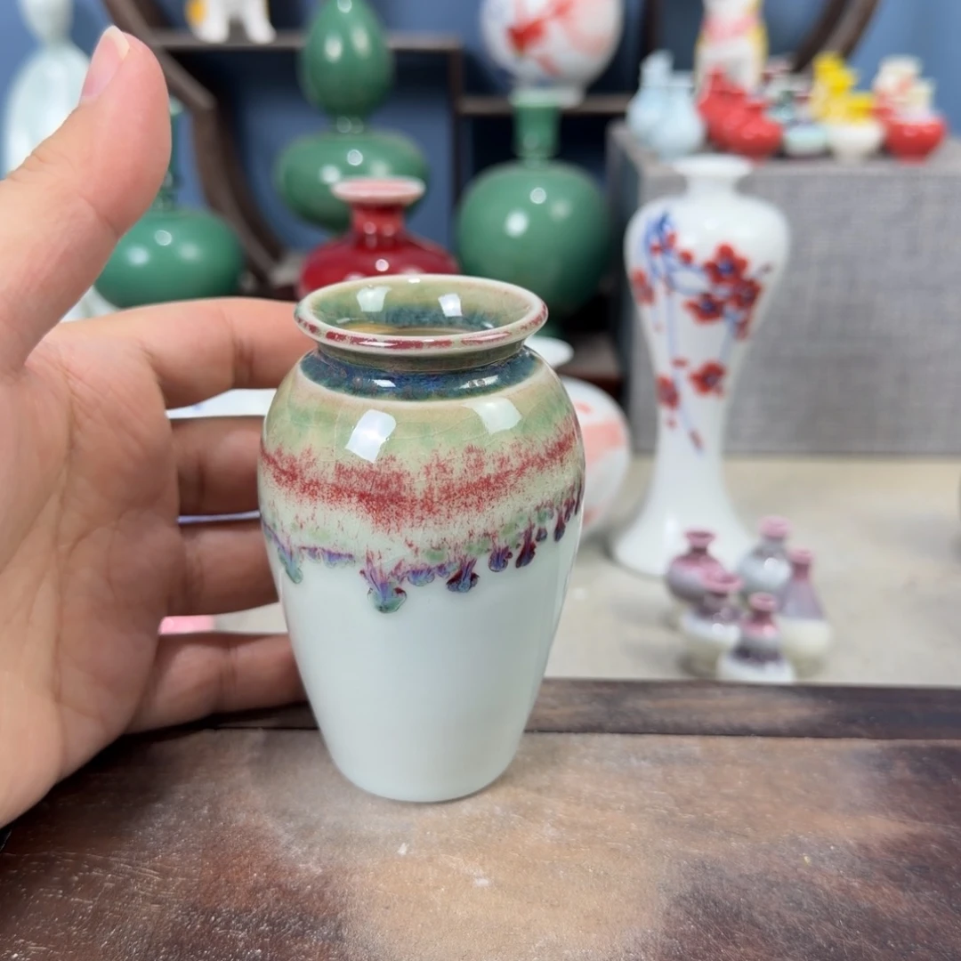 陶瓷手工小花器摆件
