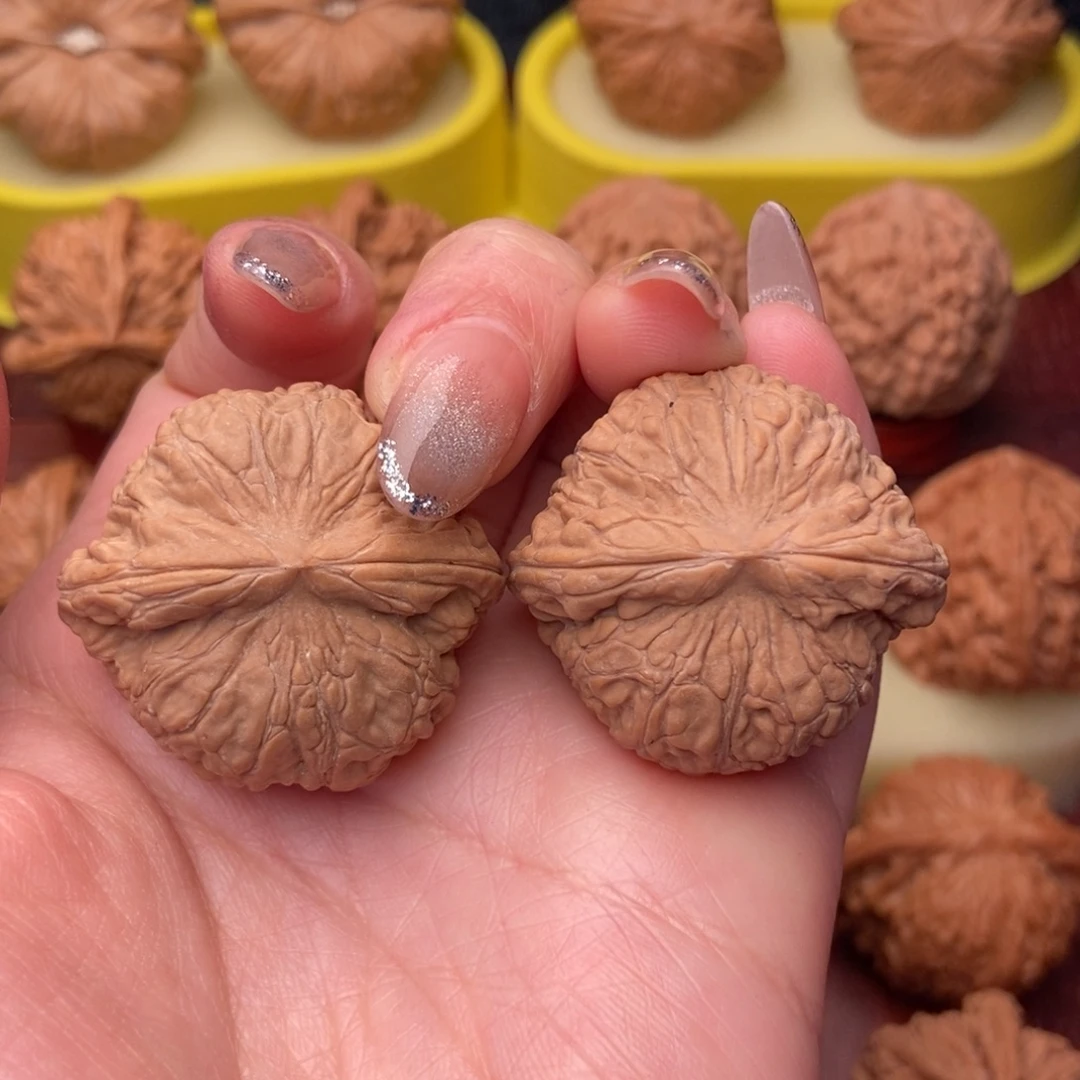 文玩核桃把件35平底锅