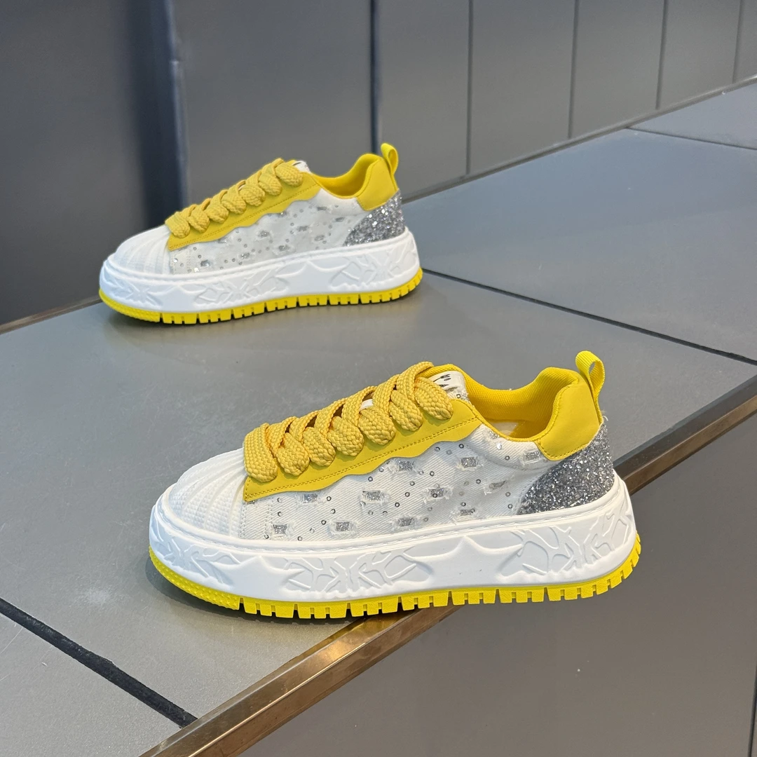 破洞小白鞋男夏季新款透气布鞋薄款彩色休闲鞋男士厚底增高帆布鞋