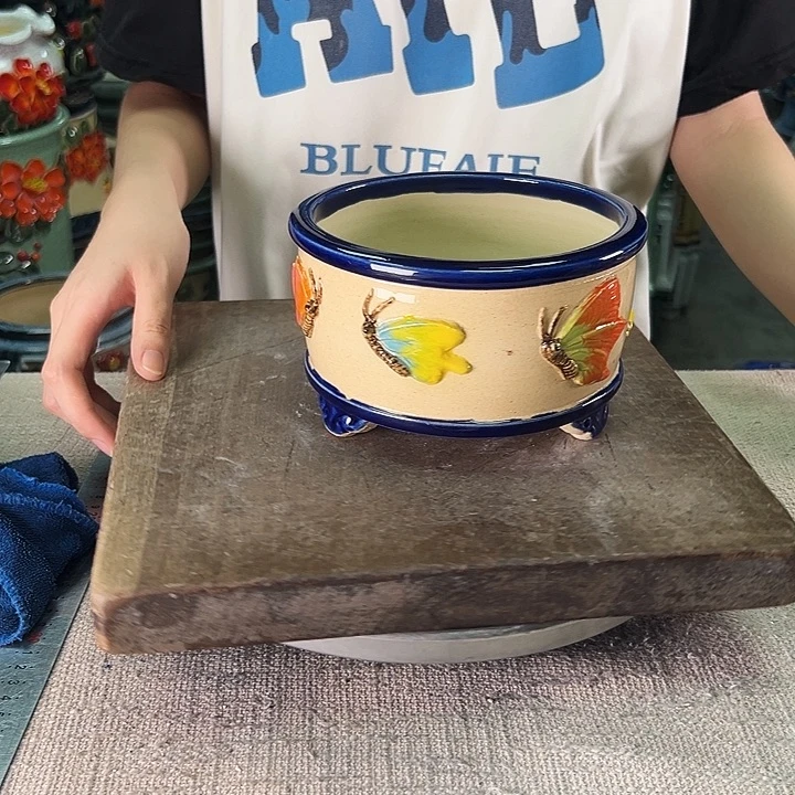 泳坤堂石湾盆陶瓷