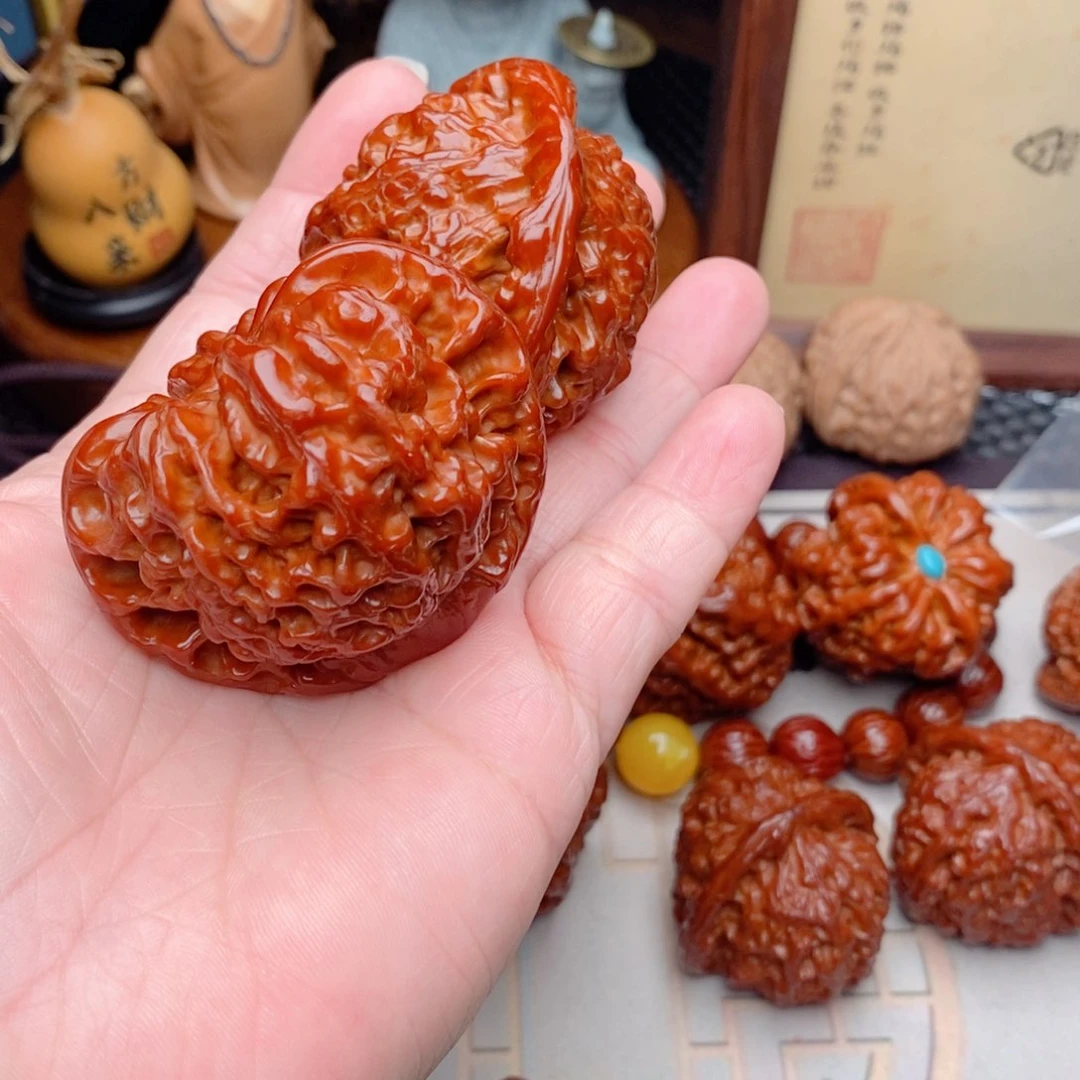 吊坠文玩核桃零***福官帽