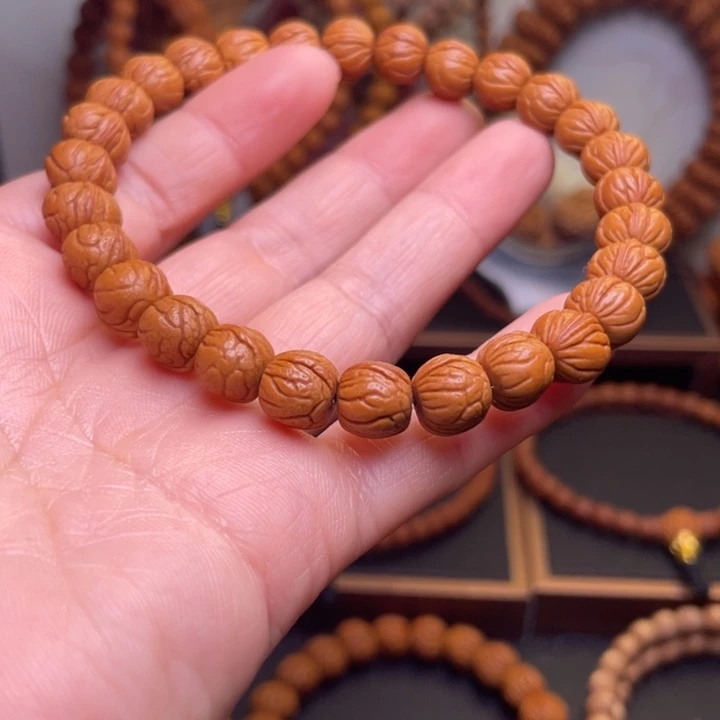 桃核吊坠龙文桃核