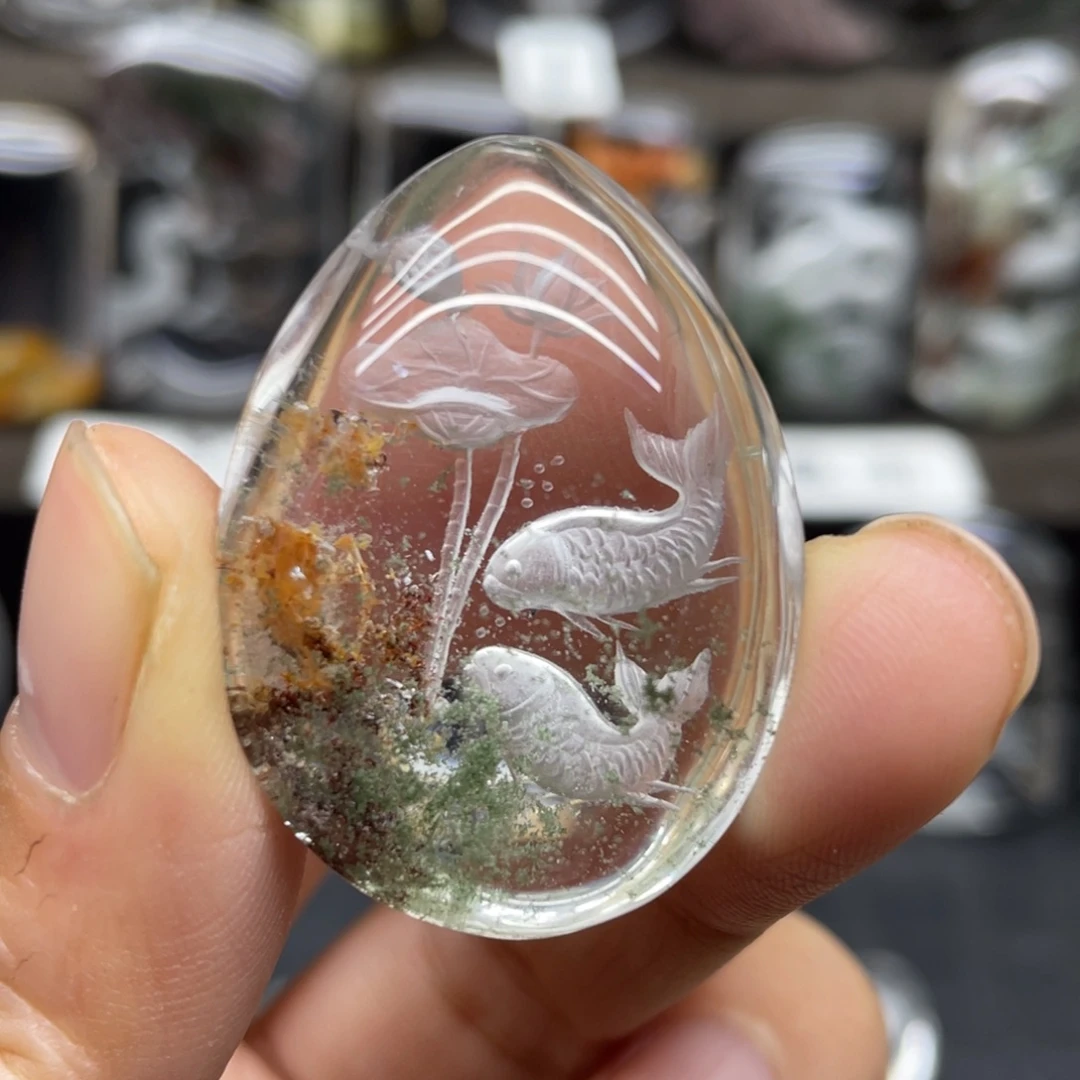 未镶嵌颈饰水晶年年有鱼