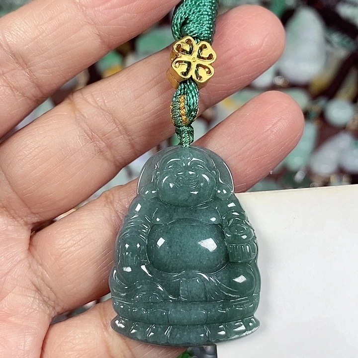 翡翠未镶嵌颈饰天然A货翡翠玉配证书