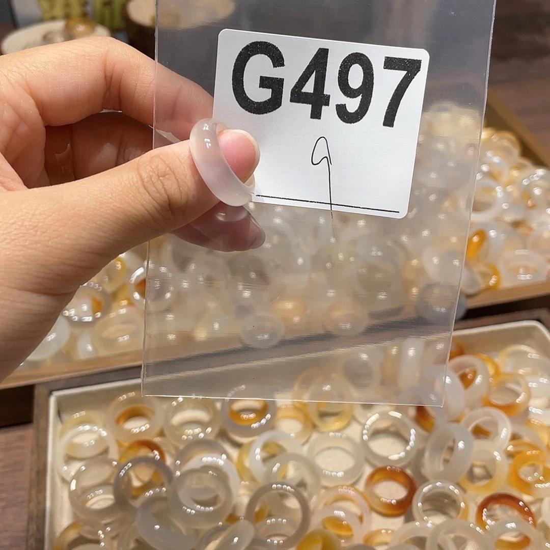玛瑙/玉髓未镶嵌戒指497