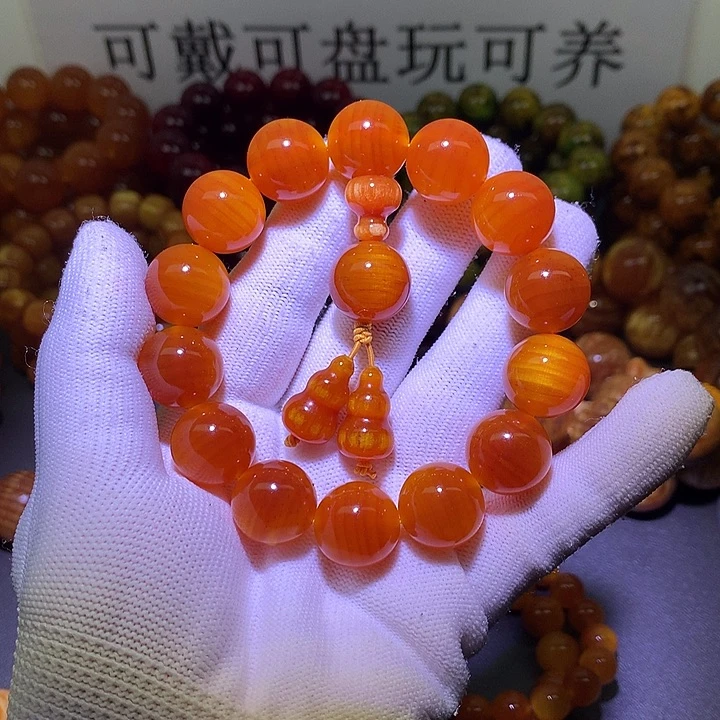 手串/手链松木（琥珀木）1.6 包浆高货