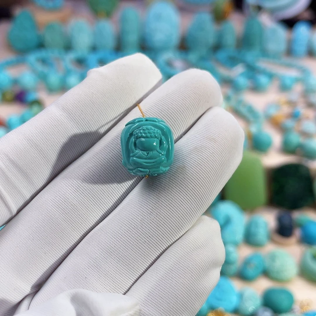 绿松石珠宝奇石未镶嵌