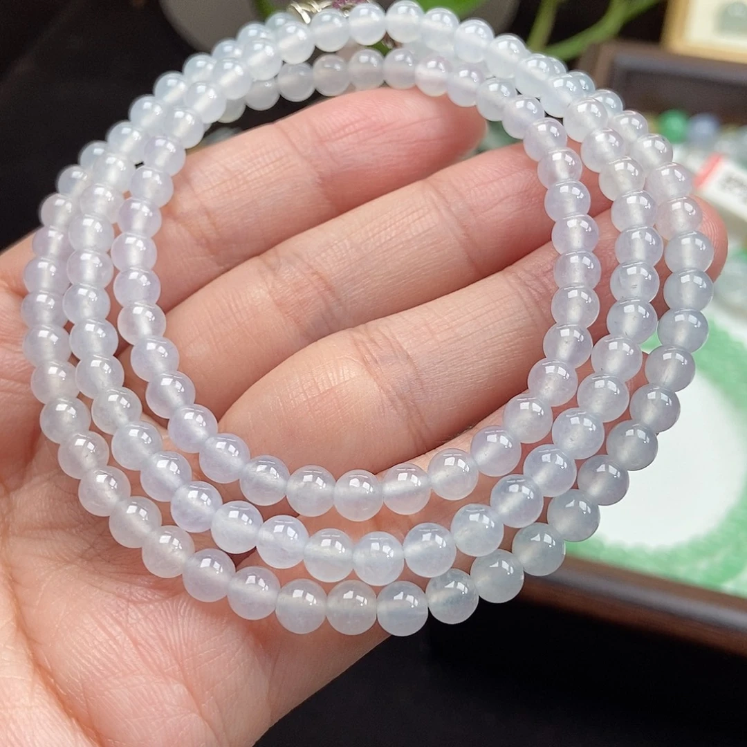 翡翠未镶嵌手串卡5