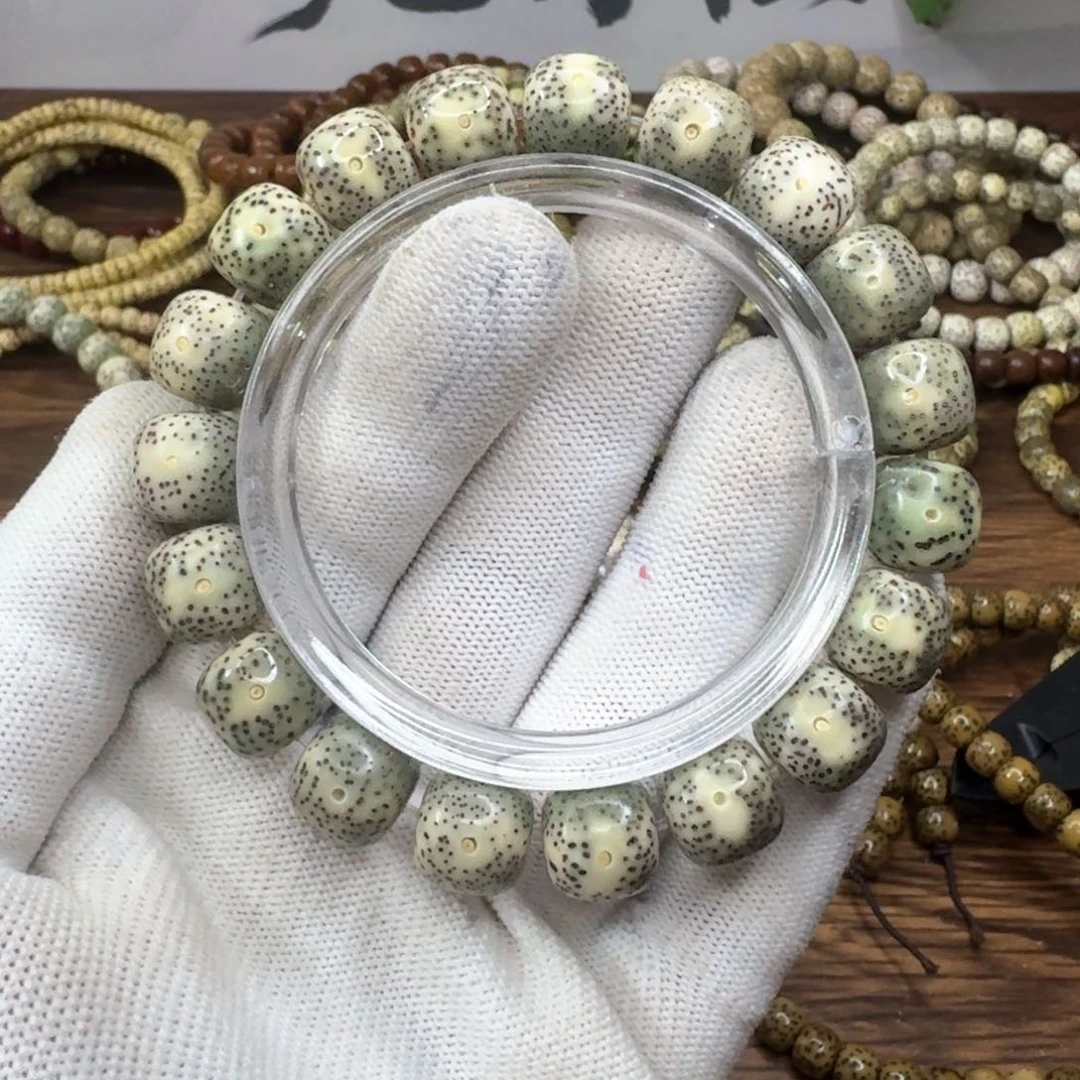 星月菩提手串12尺寸石玉  075