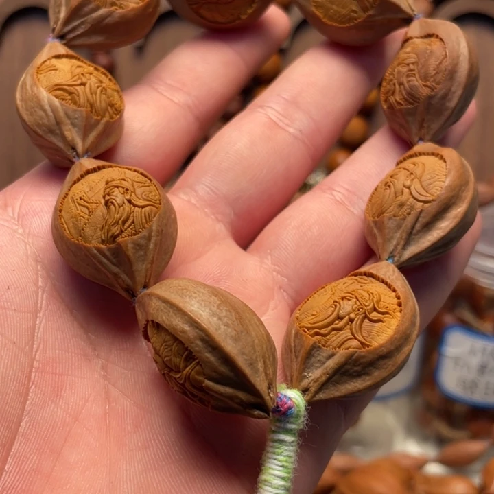 手串/手链橄榄核2.3铁核关公