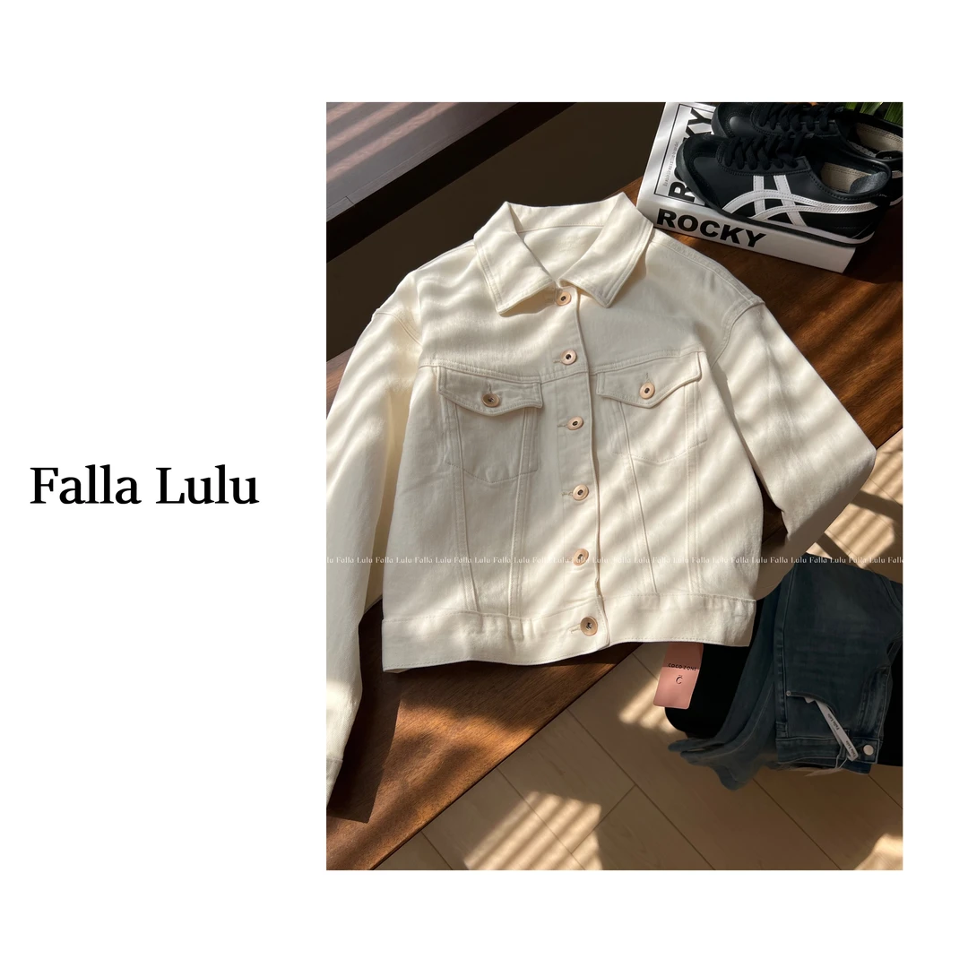 @英子家  心头爱工装风水洗牛仔大口袋外套  C1686