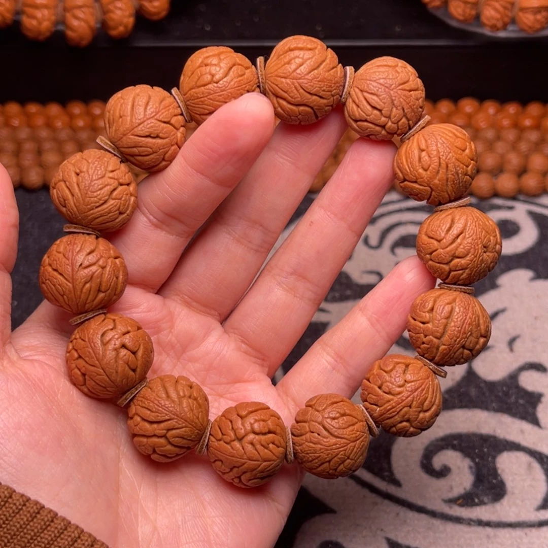 手串桃核龙纹铁将军18