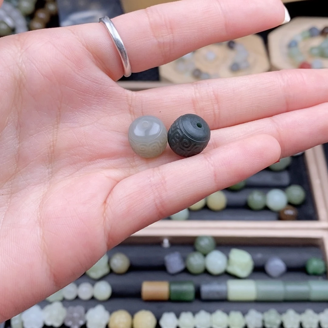 和田玉（糖玉）散珠未镶嵌