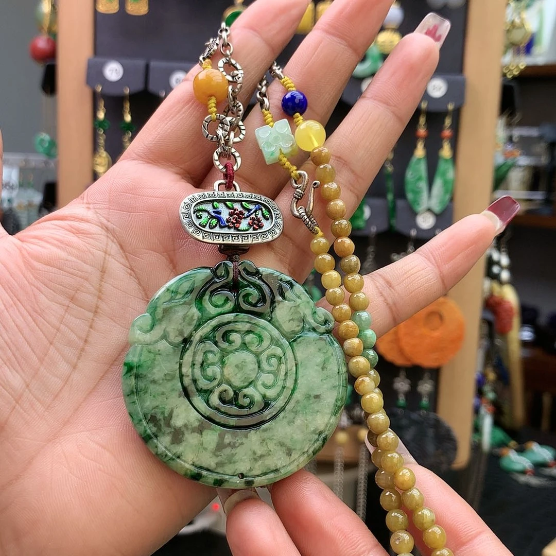 【闪购商品】翡翠颈饰未镶嵌吊坠