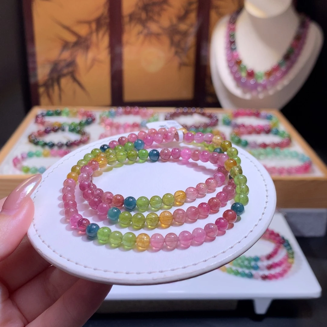 未镶嵌手链碧玺碧玺