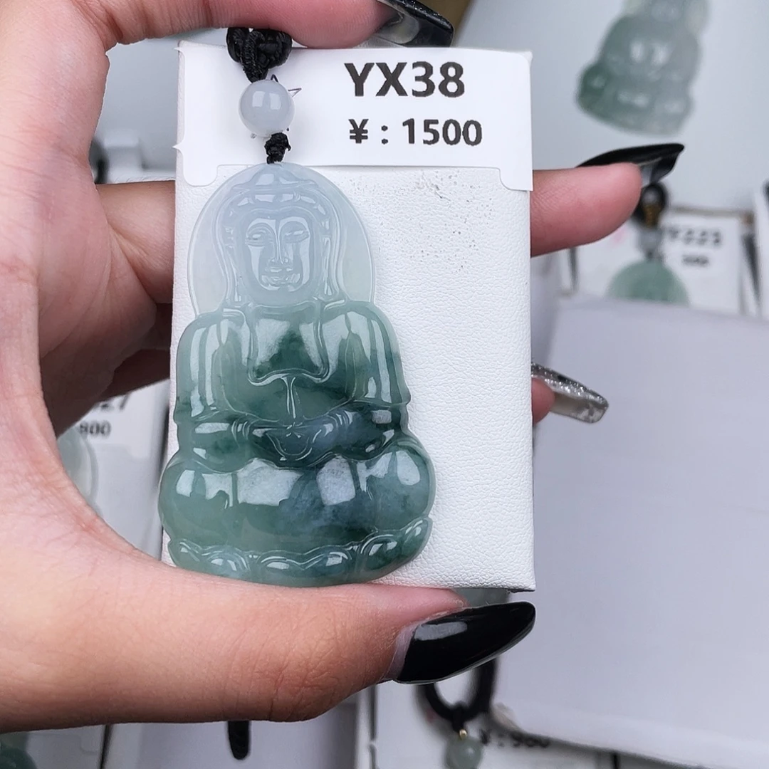 翡翠未镶嵌颈饰YX38