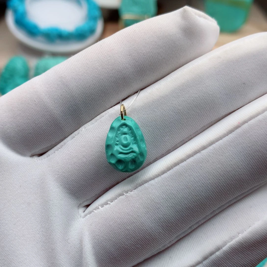 绿松石珠宝奇石未镶嵌