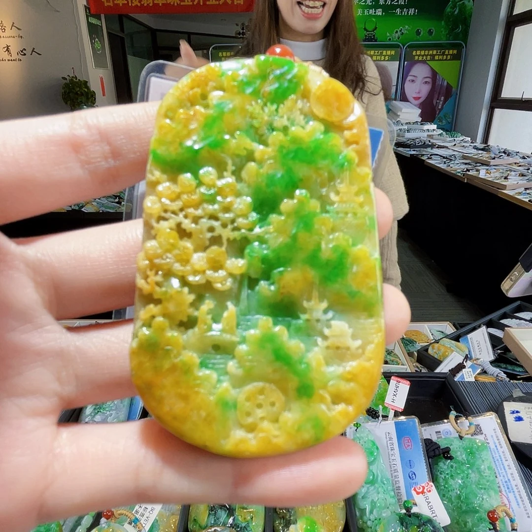 颈饰未镶嵌翡翠翡翠