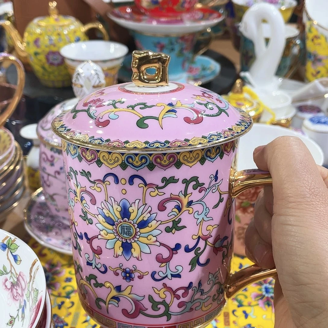 珐琅景德镇陶瓷瓷碗