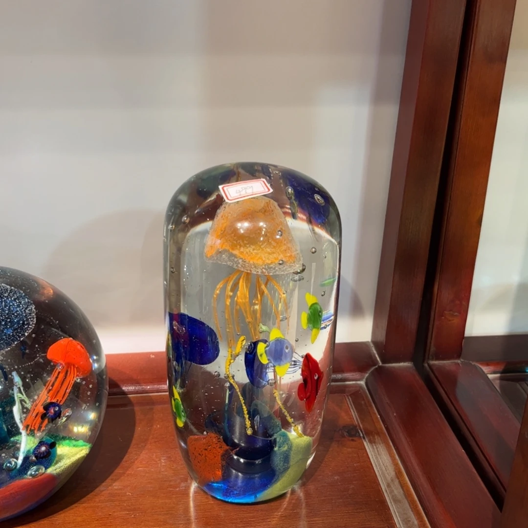 牛***花琉璃手工艺品纯手工