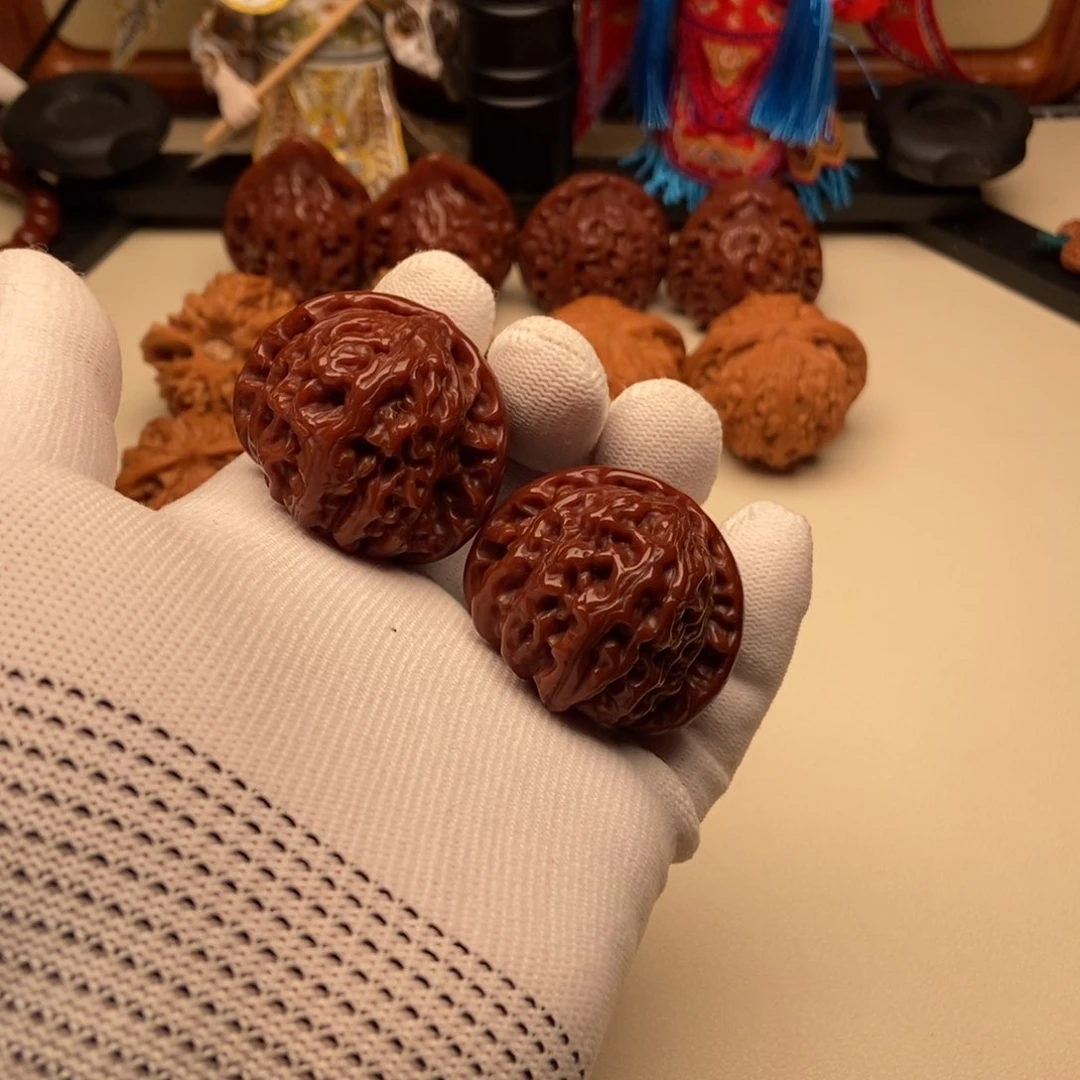 把件文玩核桃狮子头