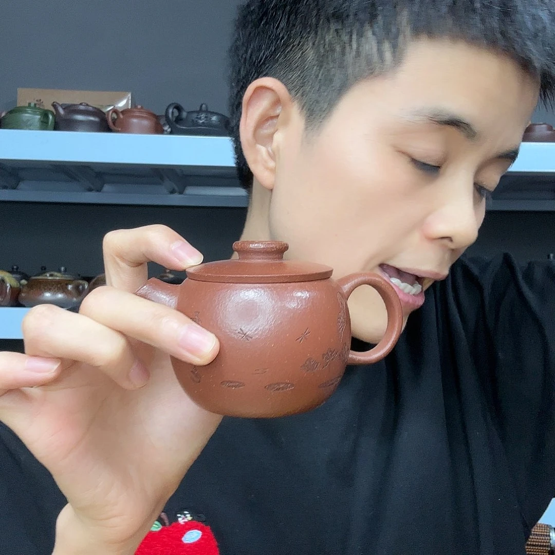 茶壶紫砂民间手艺人全手工制作