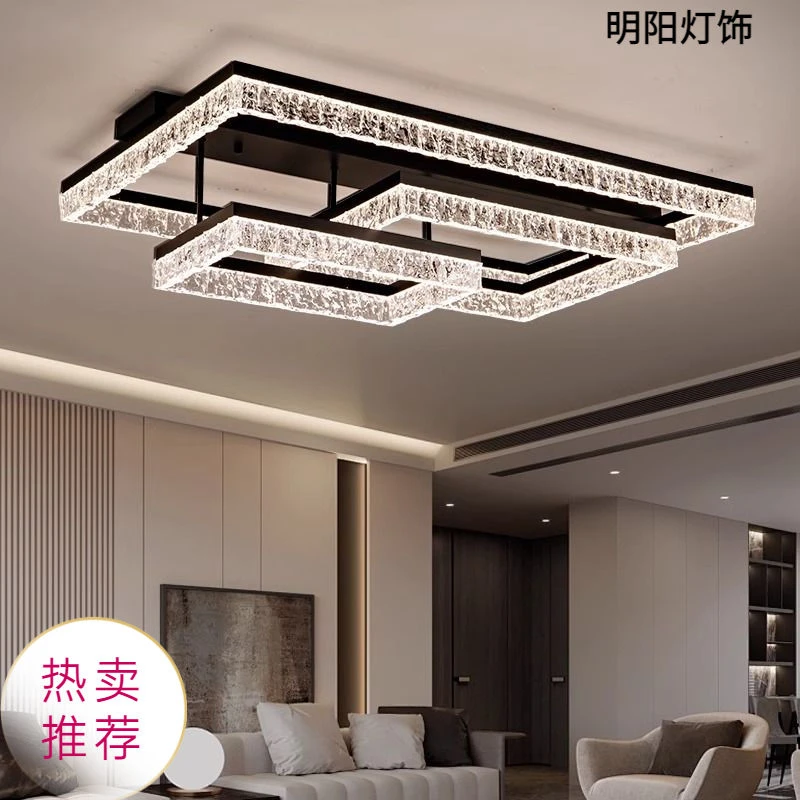 2025年新款轻奢大厅灯现代简约大气高级感客厅led吸顶灯客厅主灯