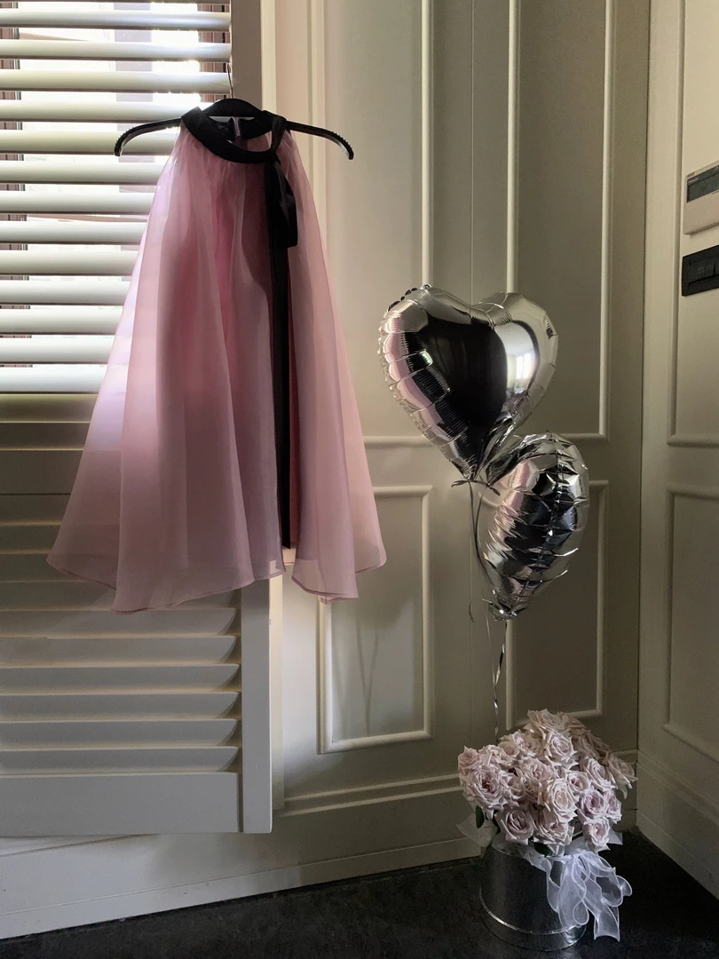 【生日趴】经典粉黑连衣裙