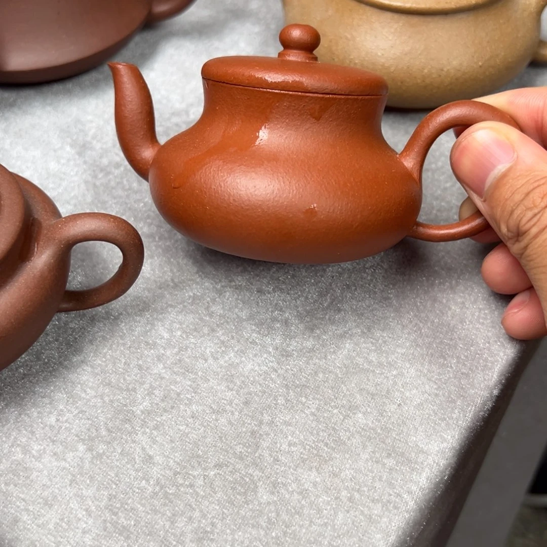 茶壶紫砂红降坡君德