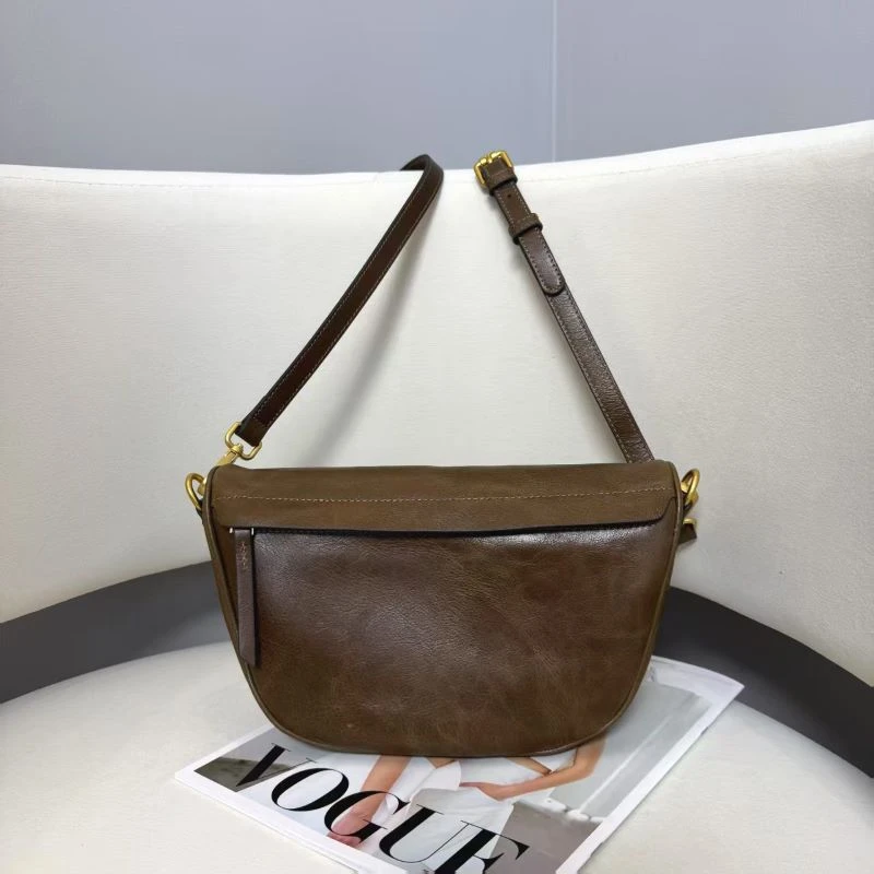 【克拉玛依】植鞣头层牛皮单肩斜跨女包#336