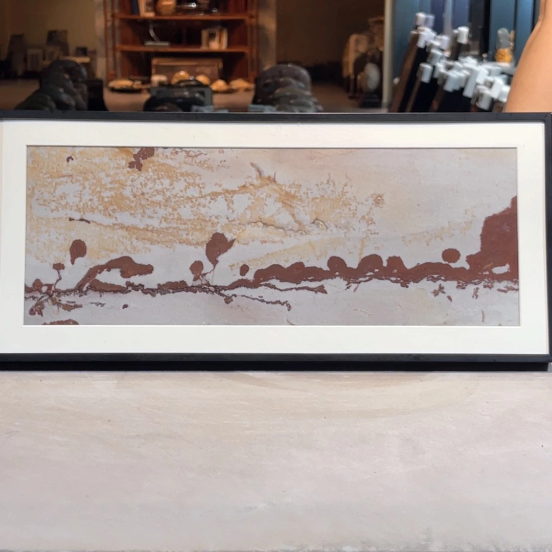 彩石三峡清江画面石