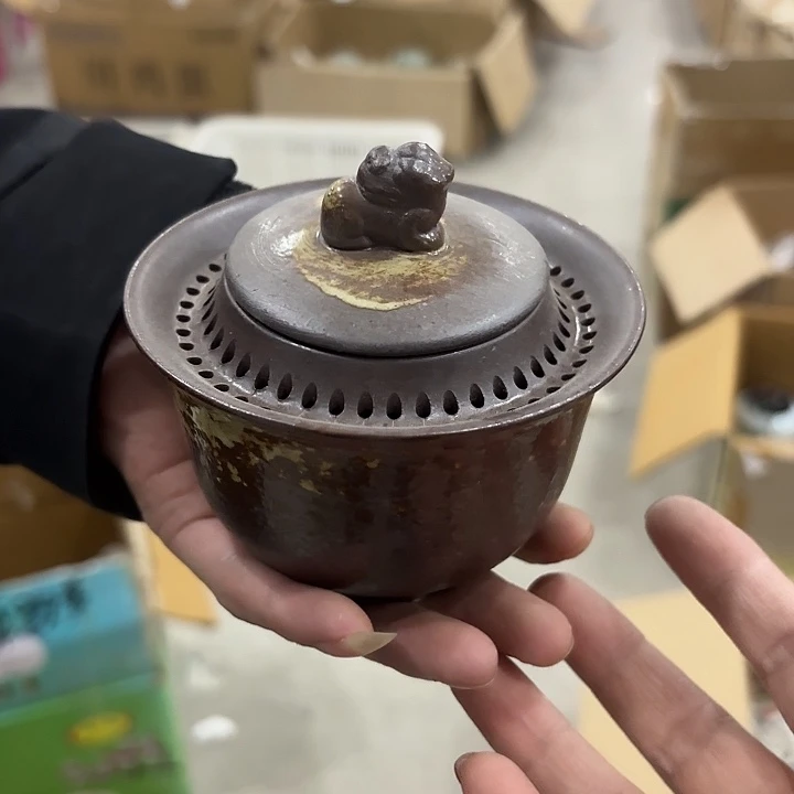 龙泉云间青瓷小米茶器