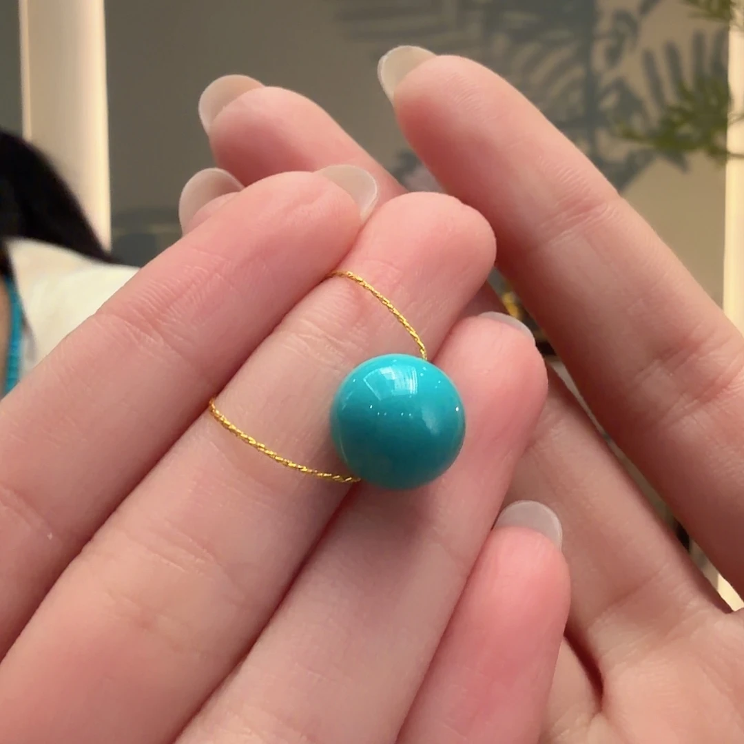 绿松石未镶嵌颈饰