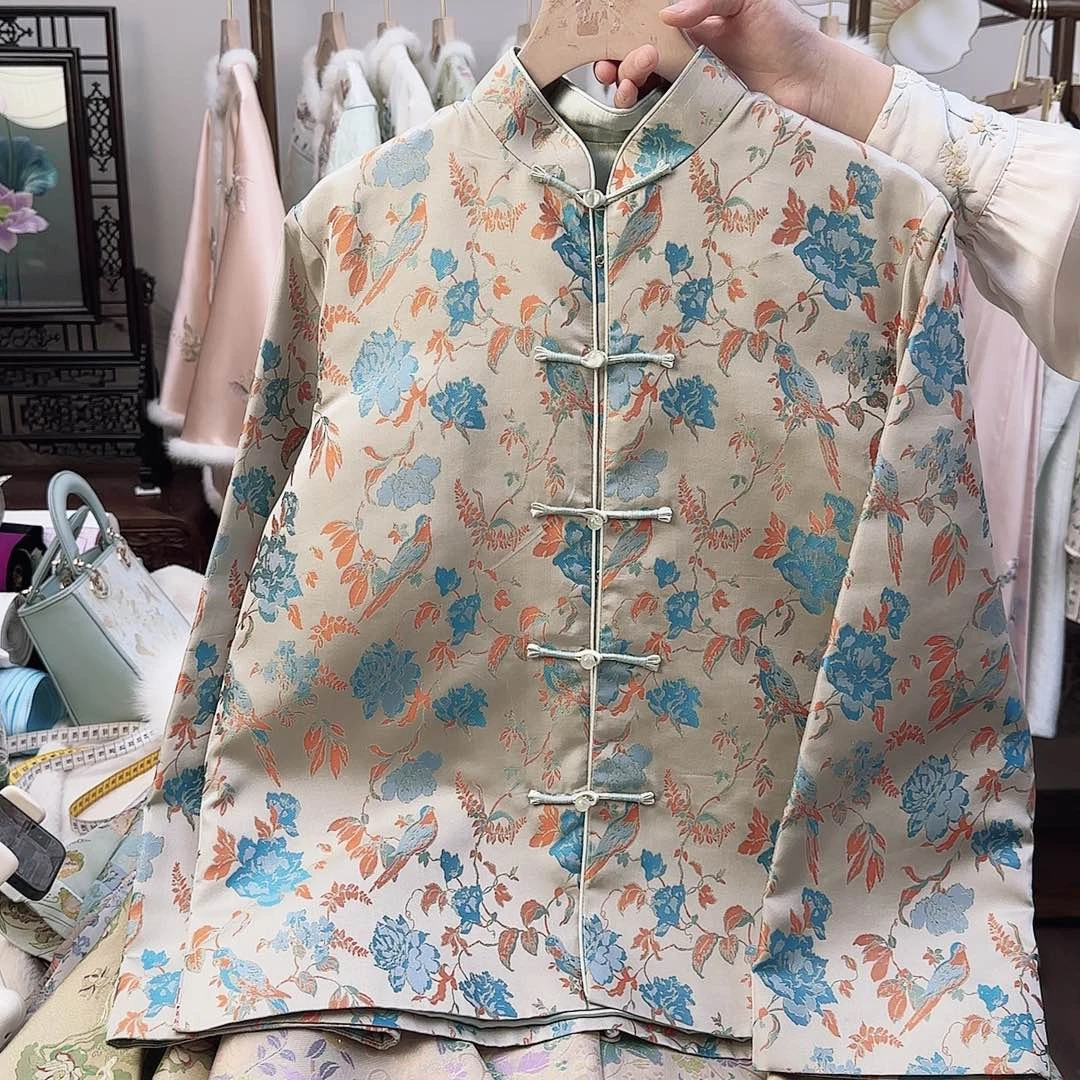 刺绣21号，李德喜家宋锦外套